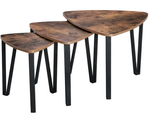 Vintage Nesting Coffee Table Set of 3