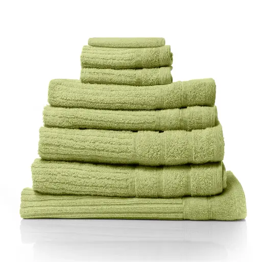 Royal Comfort Eden Egyptian Cotton 600 GSM 8 Piece Towel Pack Spearmint