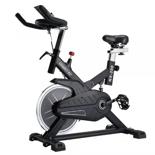 Powertrain RX-200 Exercise Spin Bike Cardio Cycle - Black