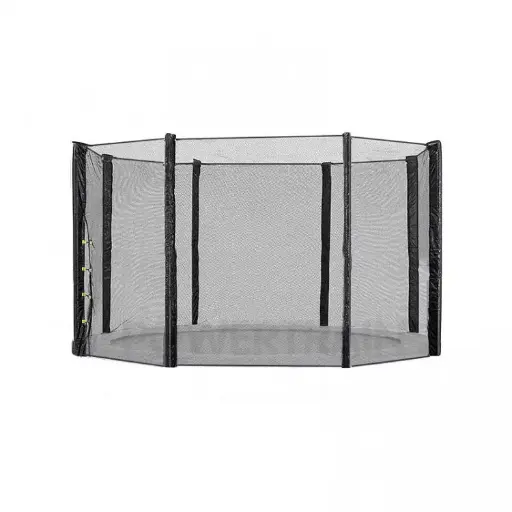 8ft Replacement Trampoline Safety Net Outdoor Enclosure 6 Pole