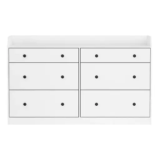 Artiss 6 Chest of Drawers - PETE White