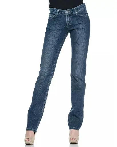 Ungaro Fever Women's Blue Cotton Jeans & Pant