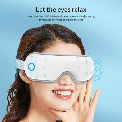 White Air Compression Eye Massager