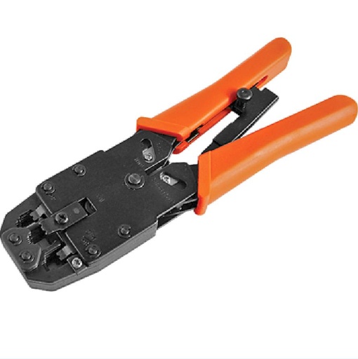ASTROTEK 8 pins RJ-45 6 pins RJ-12 4 pins RJ-11 Crimper Cut Strip Crimping Tool Kit