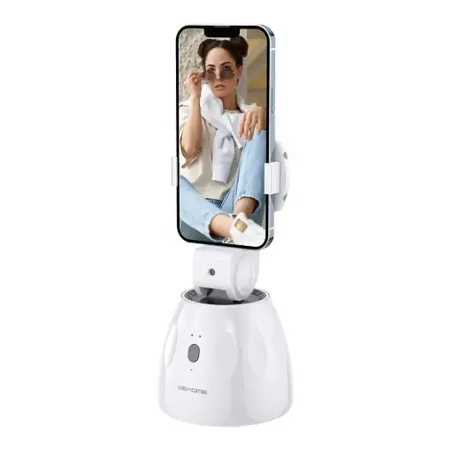 Smart Face Tracking Stabilizer 360-Degree Gimbal - White