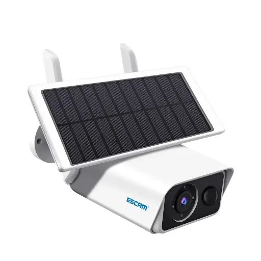 Wireless Solar Ip Camera - 3Mp H.265 No Battery White